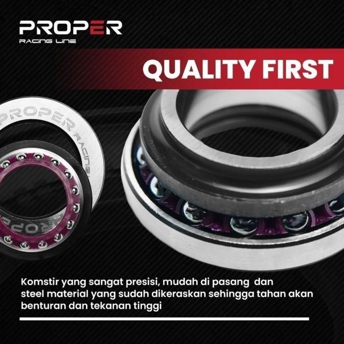 KOMSTIR CBR150 CB150R CBR STREETFIRE VERZA SONIC 150 PROPER RACING LINE 1 SET ASSY ATAS BAWAH