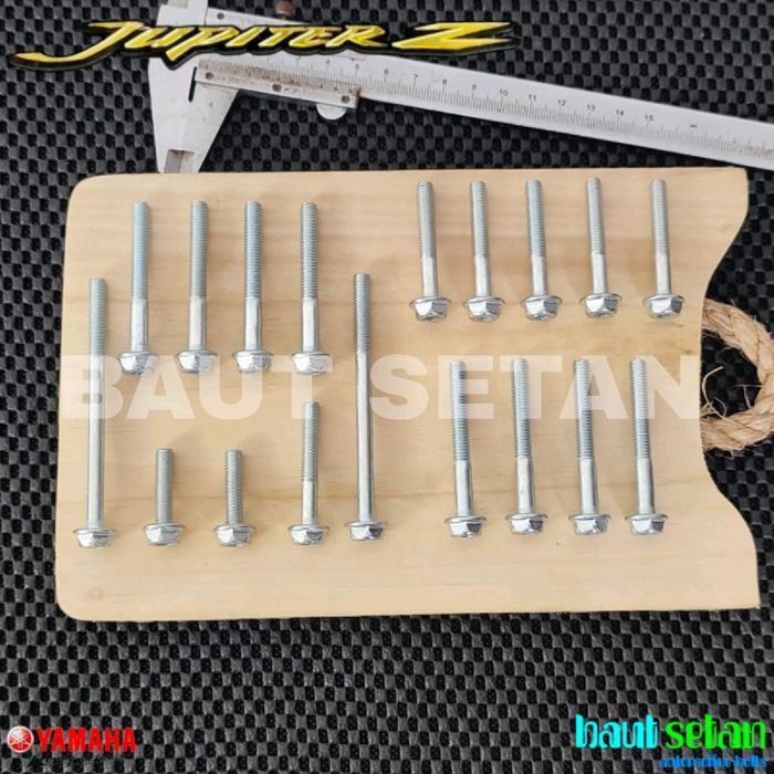 BAUT DUA KUNCI BLOK MESIN KANAN KIRI YAMAHA JUPITER Z BURHAN