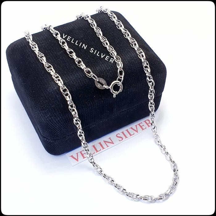 New // Kalung Pria Kalung Cowok Perhiasan Kalung Perak Silver 925 // 100% Original