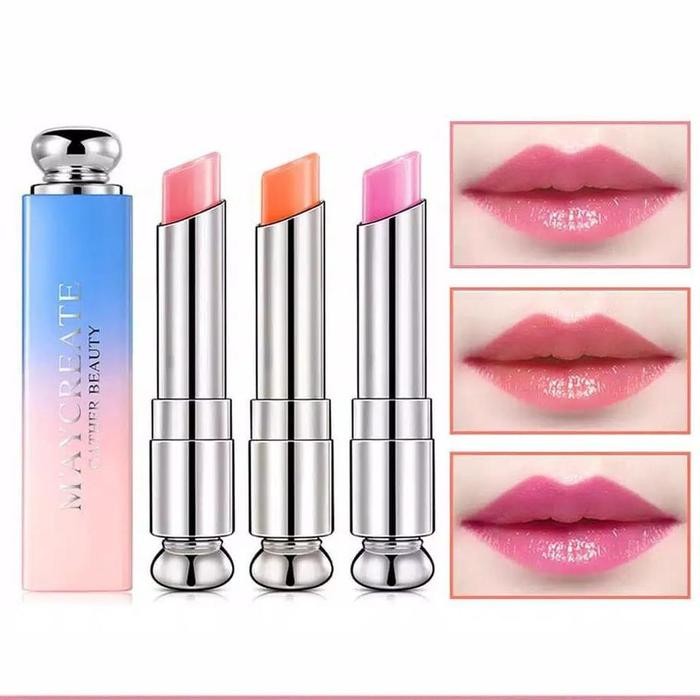 (Allthebest) ORIGINAL (cod) MAYCREATE LIPSTICK KOREA WATERPROOF ORIGINAL COLOR