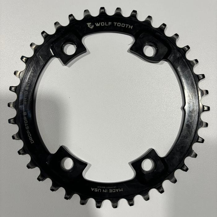 TERMURAH Wolftooth Single Chainring BCD 110 Asymmetric 4 Bolt for Shimano Gravel Bike Crank READY