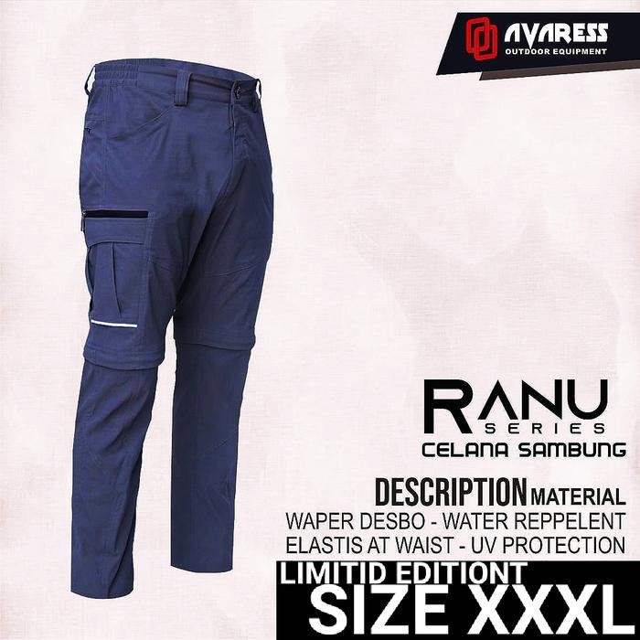 Consina Avtech - Celana Sambung Celana Gunung Size Besar Bahan Quick Dry Xxxl