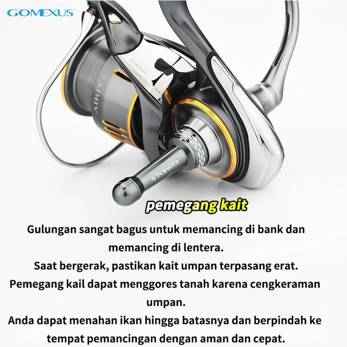 H5_T Gomexus 42Mm Reel Stand For Bg Finesse Lt Daiwa Peen Battle Conflict Spinning Reel