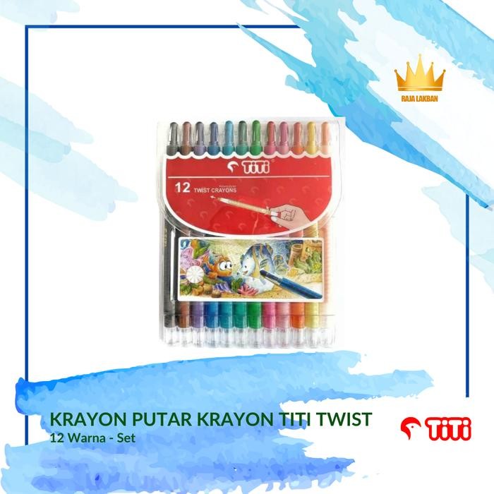 

SARI Crayon Krayon Anak Putar Titi Twist 12 Warna - Set