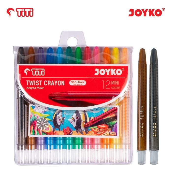 

SARI Krayon Putar / Mini Twist Crayon Joyko Twcr-12