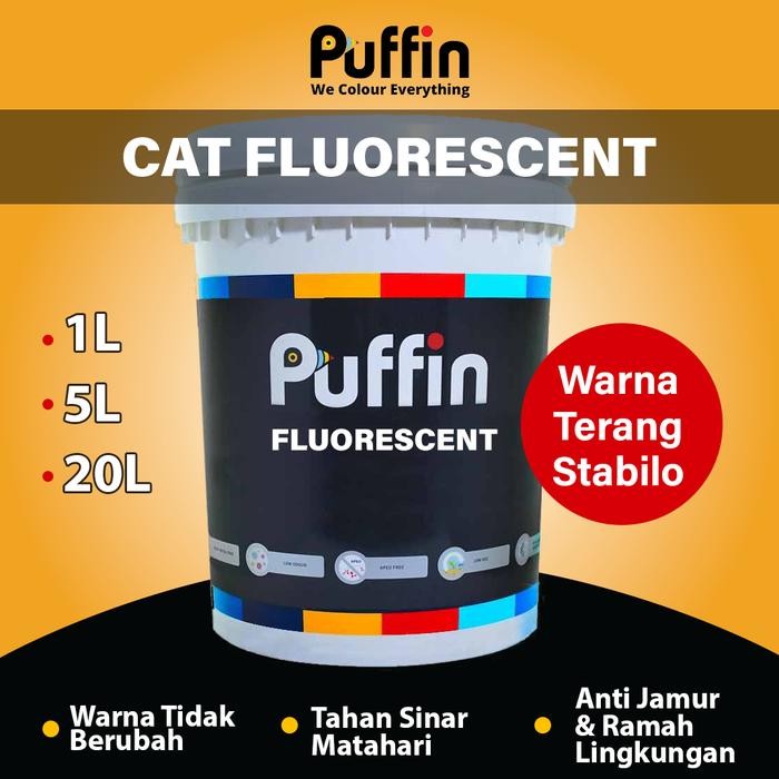 

SARI Puffin Acrylic Fluorescent Cat Warna Stabilo Fluorescent