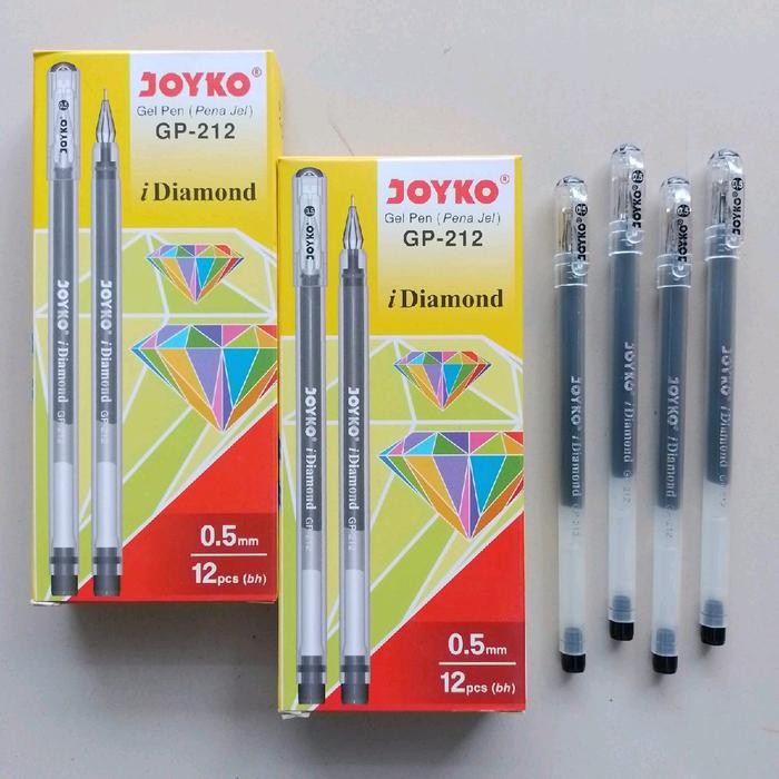 

SARI Pulpen Gel Pen Joyko Gp-212 Diamond Gel ( 12 Pcs ) [ Original ]