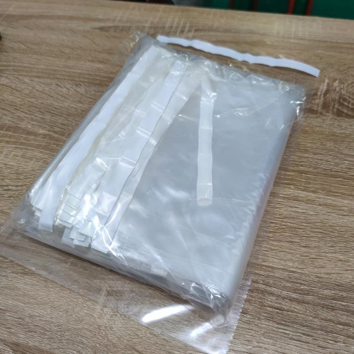 

SARI Plastik Polymailer Bening Glossy 20 X 32 - Lem Permanent Kuat & Ketebalan 0.40 Micron