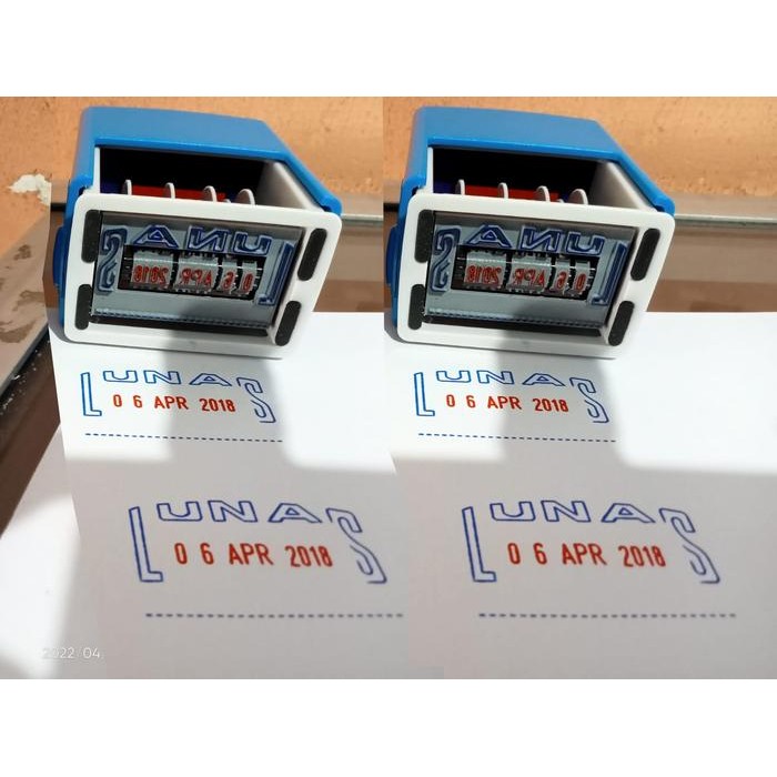 

5WUM Stempel Shiny Lunas - Paid - Received - Stempel Tanggal