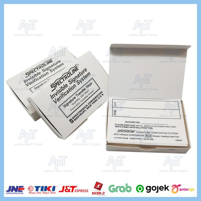 

5WUM Tranfer Slip Paper Spectroline Signature