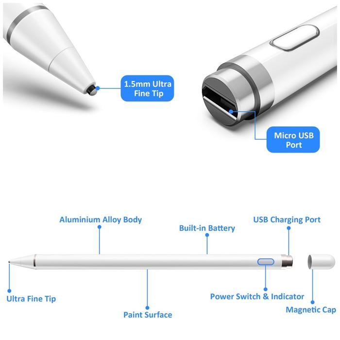 PEN SAMSUNG TAB A7 LITE T225 2021 PENCIL TABLET STYLUS PALM REJECTION
