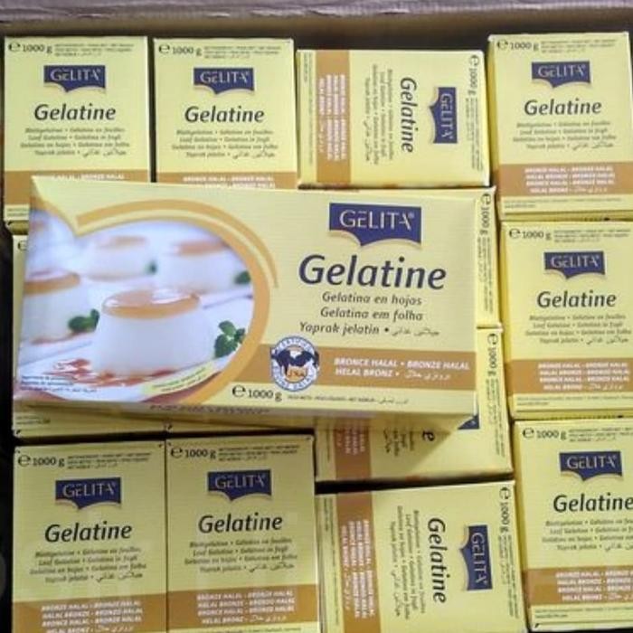 

Gelatine Lembaran/ Gelita Gelatine Sheet -25 Lembar