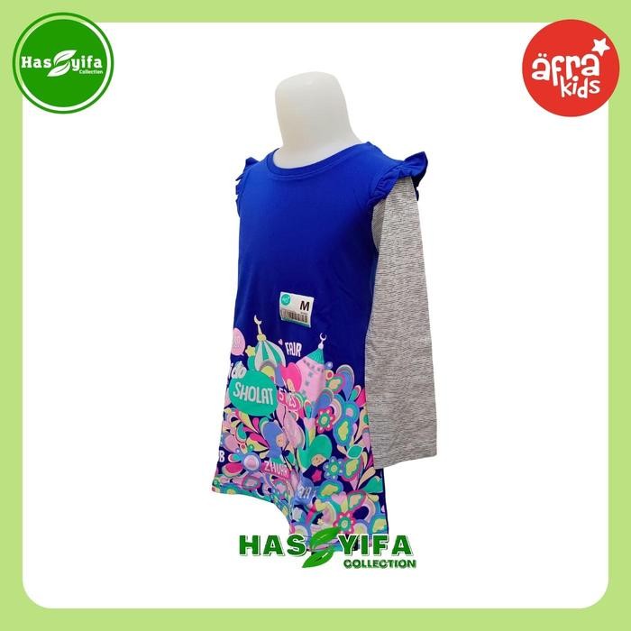 Afra Kids - Kaos Tunik Anak Perempuan Afrakids Af288