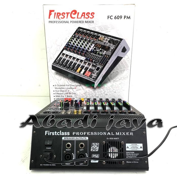 POWER AMPLIFIER FIRSTCLASS FC609PM / FC 609 PM / FC609 PM 500 WATT X 2