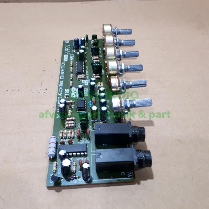 MODUL KIT ACTIVE TONE CONTROL STEREO WITH MIC ECHO DAN SUBWOOFER .