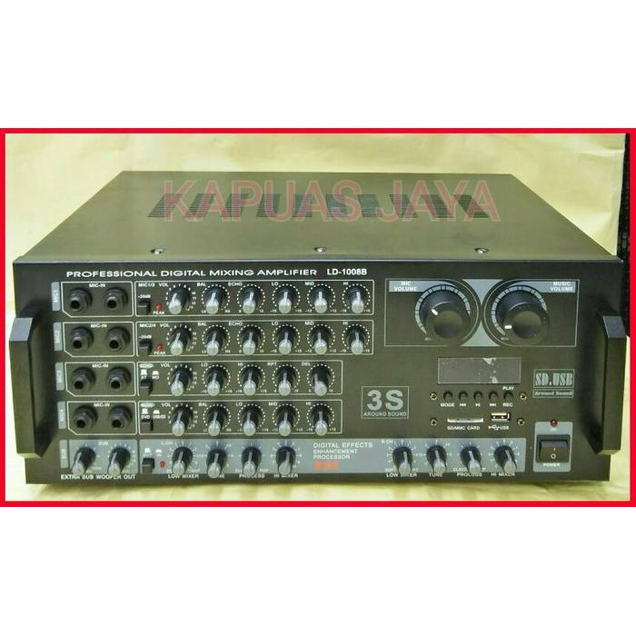 POWER AMPLIFIER LD-1008B BLUETOOTH EXTRA BASS