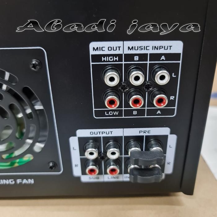 AMPLIFIER BLACK SPIDER KA 3800 KA3800 VIDEO IN OUT KEY CONTROL