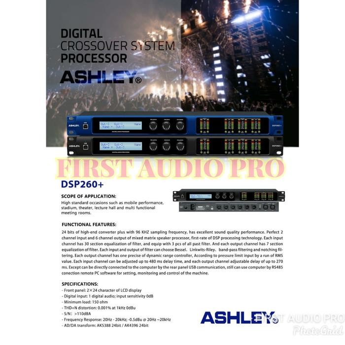 SPEAKER MANAGEMENT ASHLEY DSP 260 + DSP260+ DSP 260+ ORIGINAL DLMS