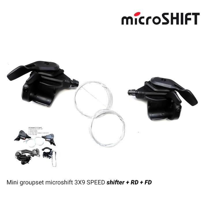 MICROSHIFT Groupset 3 X 9 SPEED shifter RD FD Sepeda Lipat Seli, MTB (terlaris) (termurah) (terbaik)