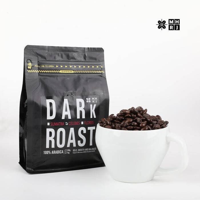 

Dark Roast coffee Kopi sangrai gelap Arabika tidak asam aneka origin