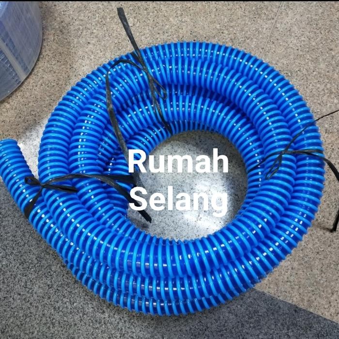SELANG SPIRAL HISAP BIRU 4 INCI /SELANG POMPA AIR SEDOT IRIGASI 4INCH