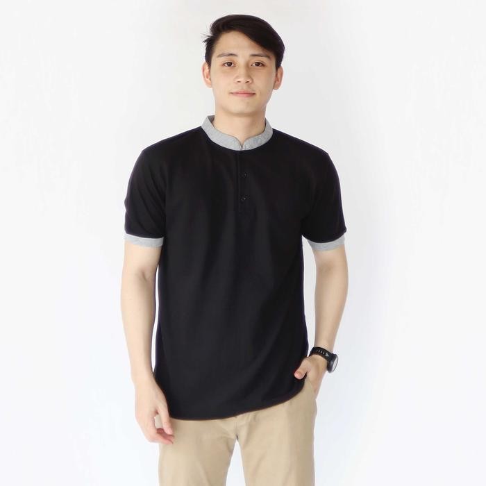 Kaospolos - Kaos polo polos kerah shanghai pria dewasa kaos polos kerah sanghai lengan pendek Baju
