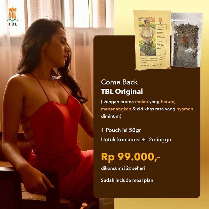 

Teh TBL versi retro daun teh