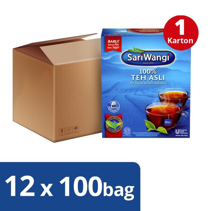 

Sariwangi Asli Tea Bag 100 1 Karton