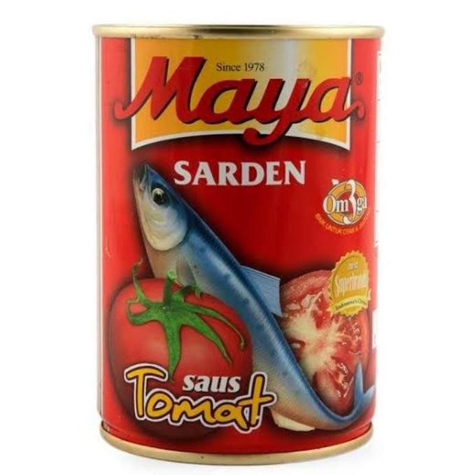 

READY MAYA SARDEN SAUS TOMAT KALENG 425G - SARDEN KALENGAN BERKUALITAS