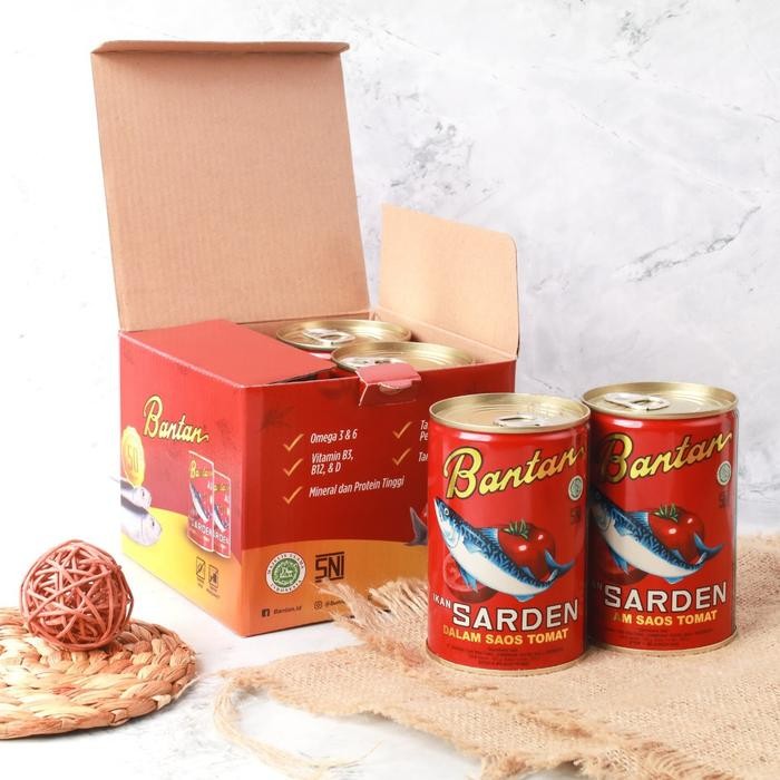 

READY SARDEN SAUS TOMAT BANTAN HAPPY BOX 425GR - IKAN KALENG PRAKTIS