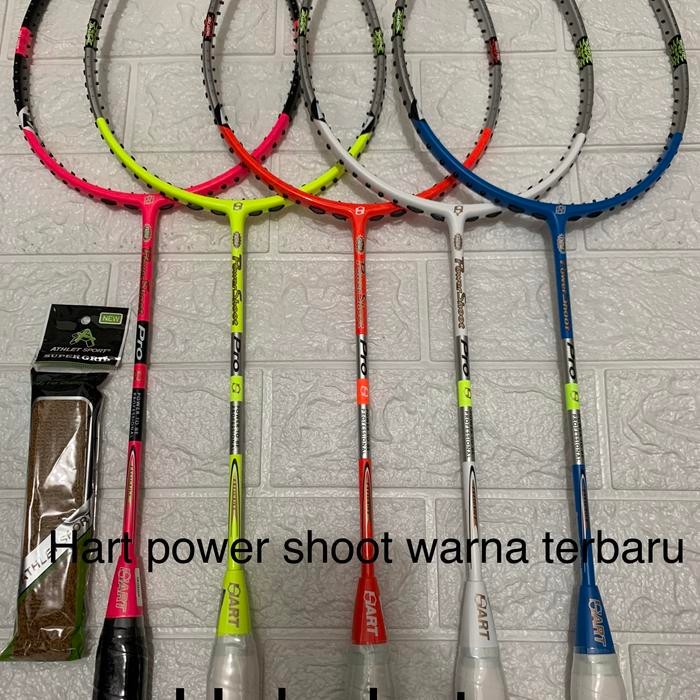 Adidaass Pro - Raket Badminton/Bulutangkis Hart Power Shoot Attack Original