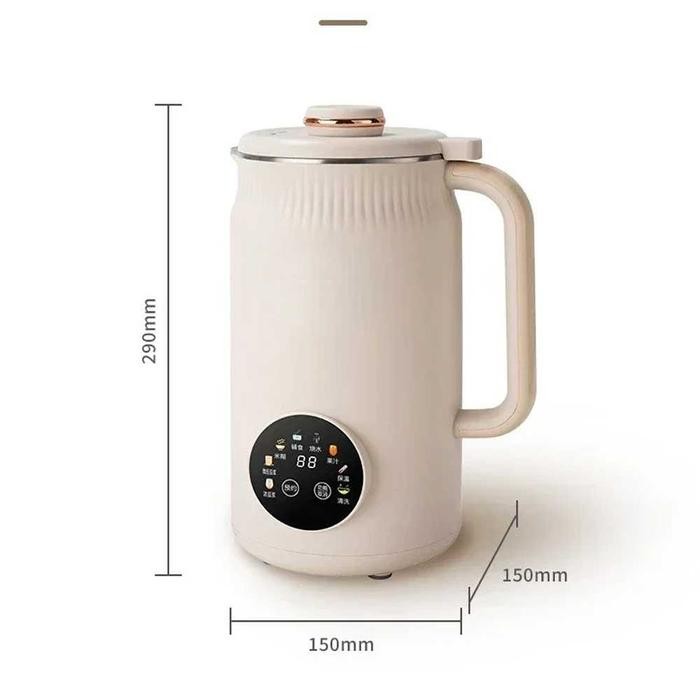 Mesin Susu Kedelai 1200Ml Multifungsi Blender Mesin Kacang Kedelai Reservasi Dipanaskan Soy Milk