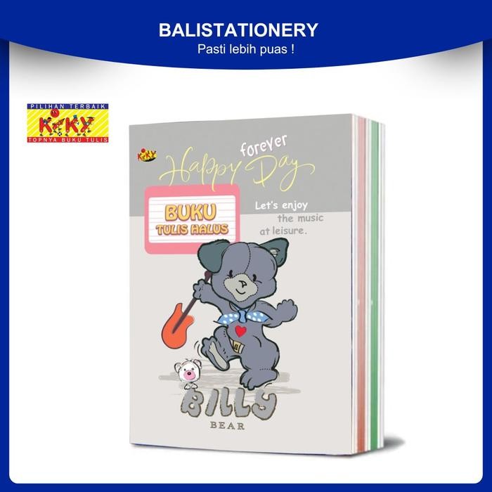 

Buku Tulis 38 lbr Kiky Halus ( Garis 3 )