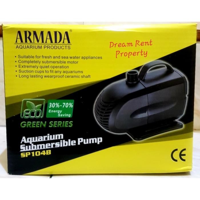 (Allthebest) Mesin Pompa Aquarium Filter Akuarium Kolam ARMADA SP-104B 104