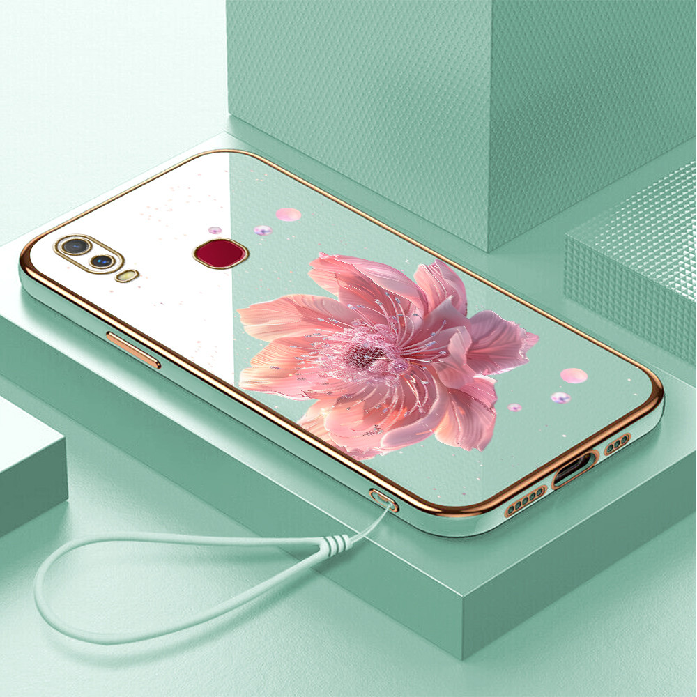 Casing Hp Untuk VIVO Y11 Y12i 1906 2019 Case Softcase Kesing Cassing Soft Sofcase Bunga 2950