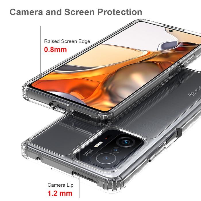 Xiaomi 11T Pro / Xiaomi 11T Fuze Hybrid Crystal Clear Case Terbatas
