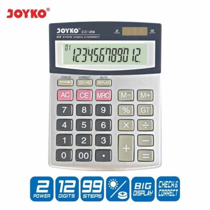 

KALKULATOR CHECK & CORRECT JOYKO CC-26 - Calculator Desktop CC26