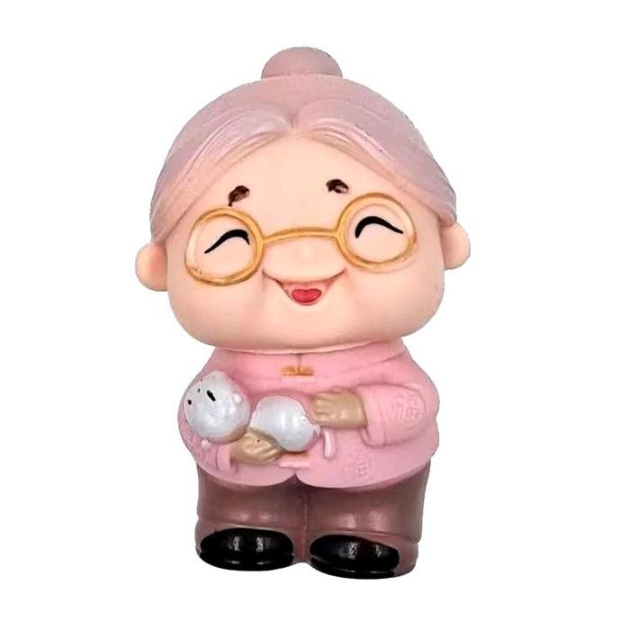 Cake Topper Grandpa Grandma / Topper Kue Kakek Nenek / Topper Cake Grandpa Grandma Topper Kue Kakek