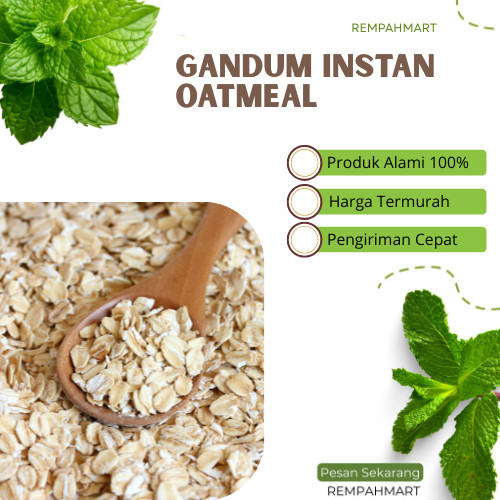 

25g Gandum Instan Australia Oat Meal / Gandum Instan Organik Tambahan Makanan dan Minuman Sehat 25 Gram Rempahmart