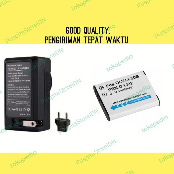 CHARGER & BATERAI RICOH WG-70 WG-80 CASAN BATTERY