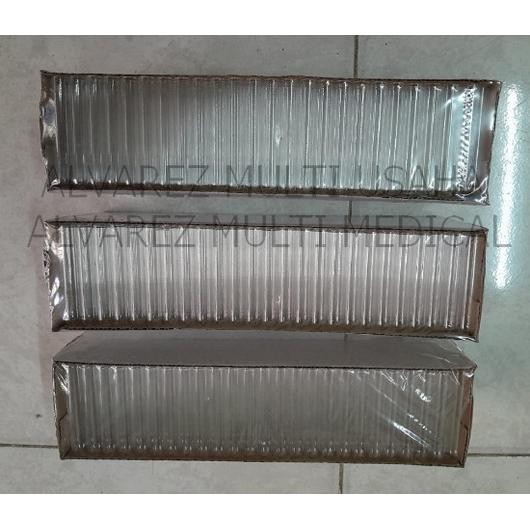 TABUNG REAKSI KACA 6 ML - 13 X 75 MM ISI 250 PCS/BOX TEST TUBE