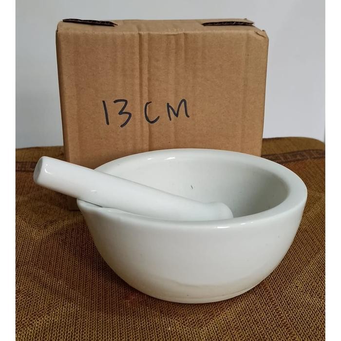 MORTIR 13CM / ALU+LUMPANG 13CM / GERUS OBAT