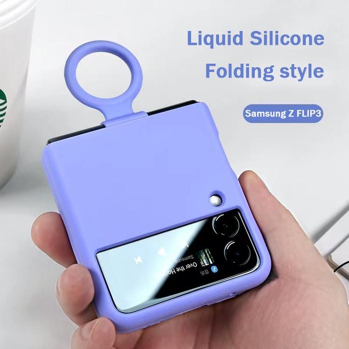 TERBARU SAMSUNG Z FLIP 4 5G CASE SOFTCASE MACARON RING CASING HP Z FLIP 4 5G TERMURAH