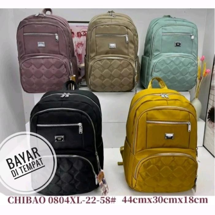 Tas Ransel Chibao Import Jumbo Muat Laptop Kanvas Waterproof