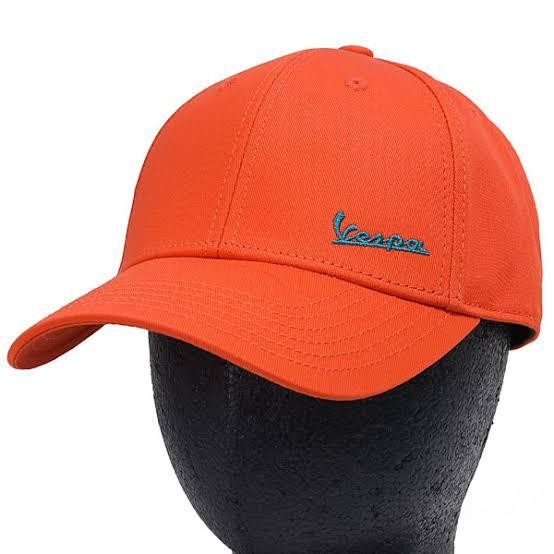 topi vespa original orange tramonto