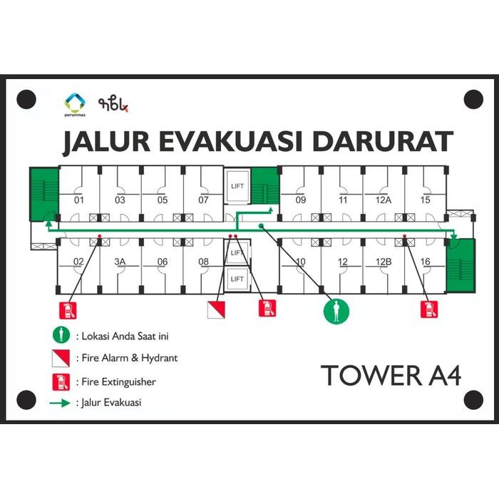 

Baru Rambu Evakuasi Akrilik 3mm Putih Susu Cetak UV - Safety Sign Board