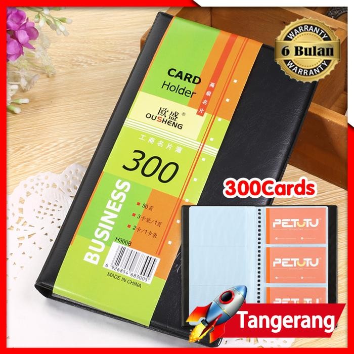 

Baru Name Card Holder 300 Slot Buku Kartu Nama Album Organizer Besar