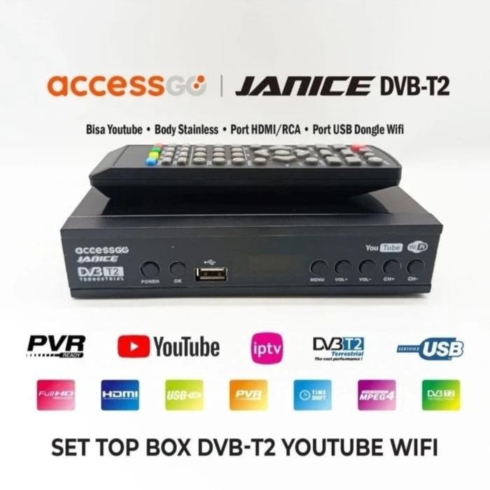 STB set top box JANiCE DVB T2 terrestrial