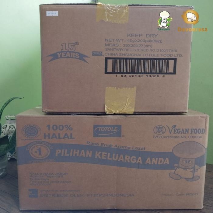 

Kaldu Jamur Totole 40 Gram Karton Kaldu Totole Jamur 40 Gram Dus