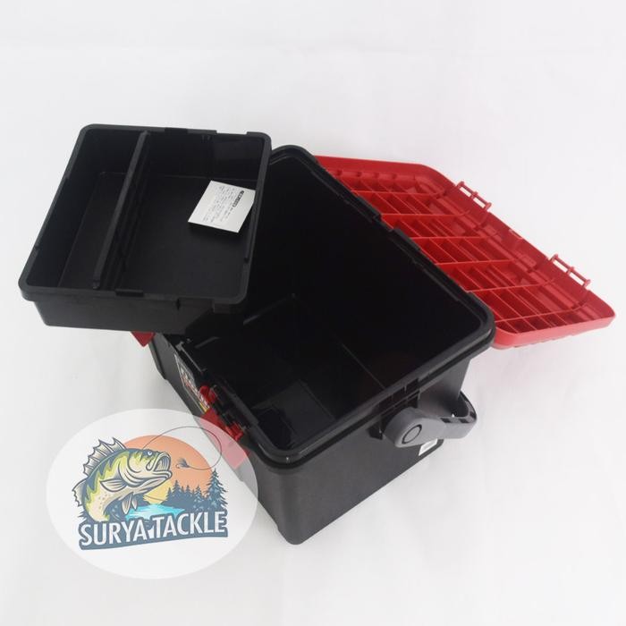 Tackle Box Docutte 4700-Red Kotak Pancing/Tool Box Original Japan